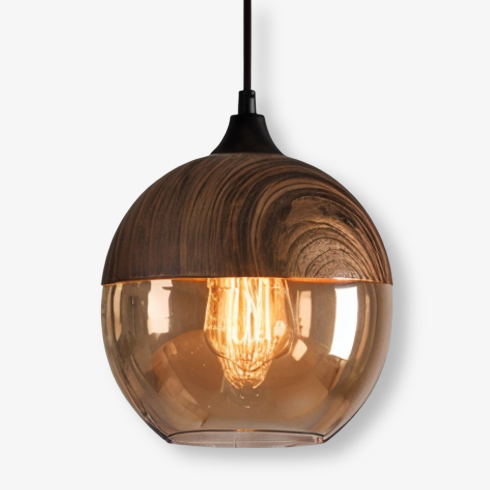 Suspension Loft En Verre Rétro — Luminaire Tendance & Atmosphère Unique