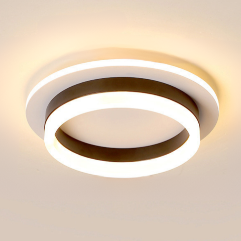 Plafoniera contemporanea - Forme eleganti e illuminazione uniforme