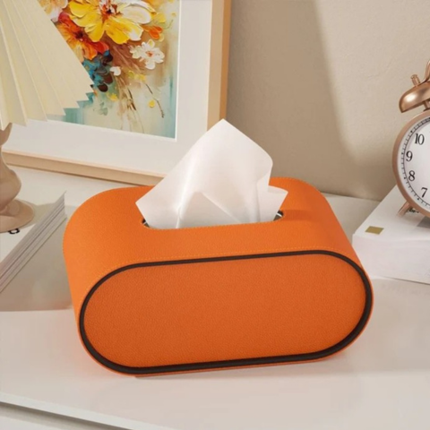 Caixa de lenços de papel elegante - Design moderno e acabamento meticuloso