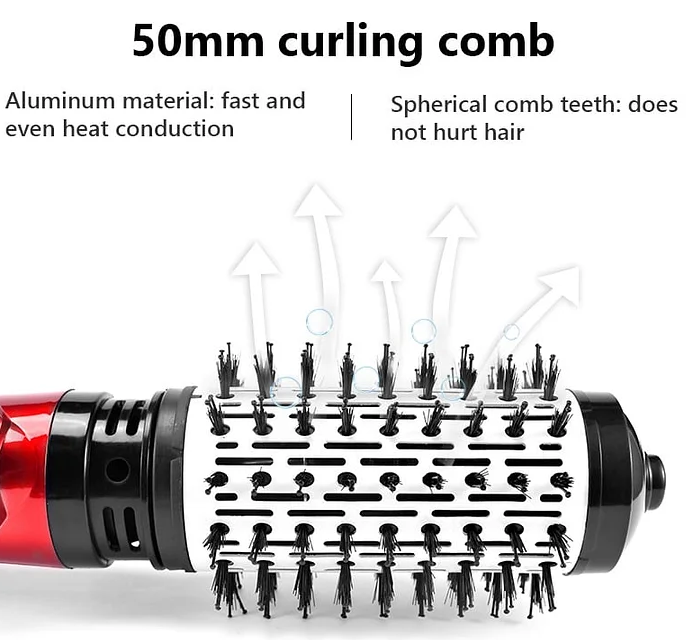 Brosse soufflante 3 en 1 pour un coiffage rapide et pro