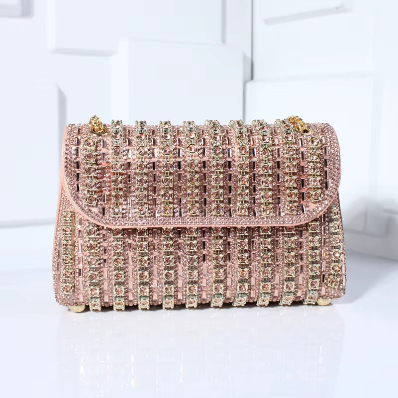 Ida | Pochette Da Sera Ornata Di Strass — Eleganza Brillante Per Le Tue Uscite 