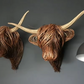 Tête De Vache Tressée – Art Naturel Mural