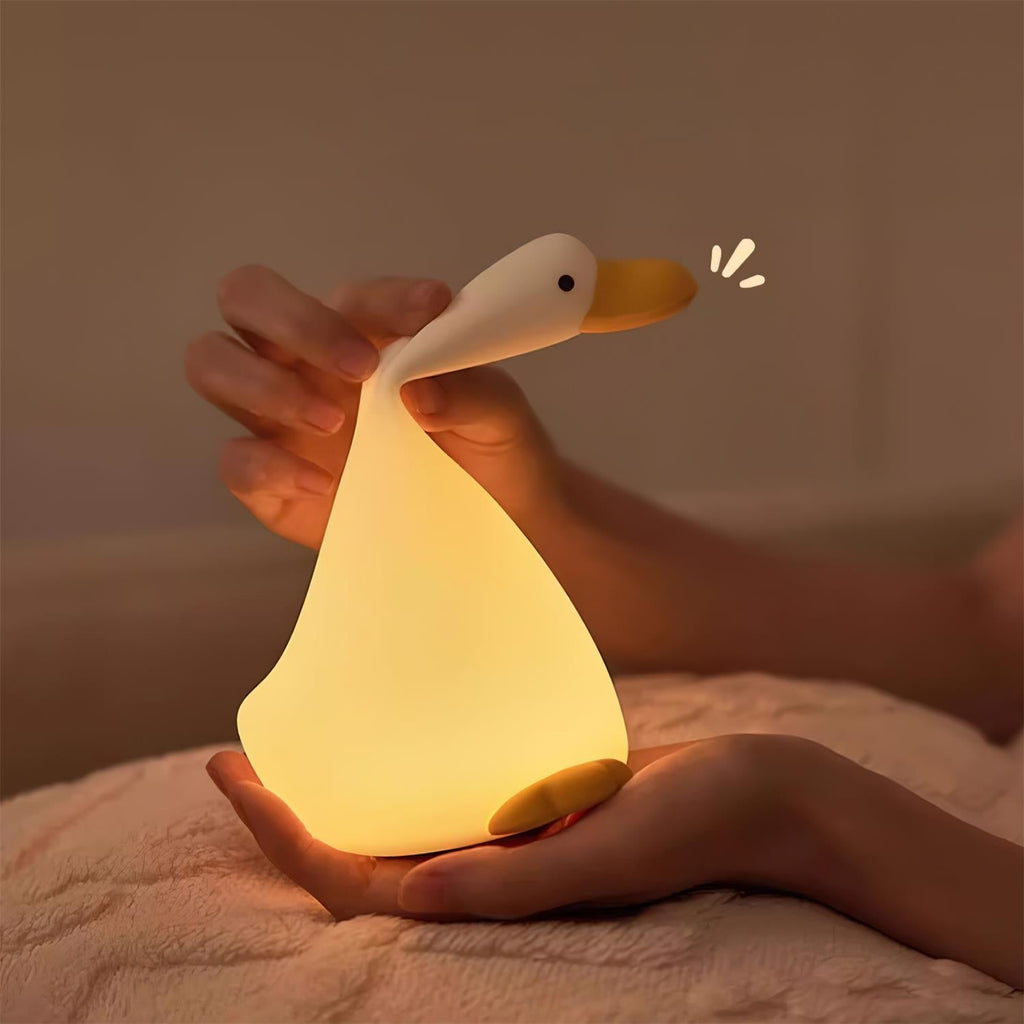 Nočné svetlo Enchanted Goose - hmatové svetlo a upokojujúci dizajn