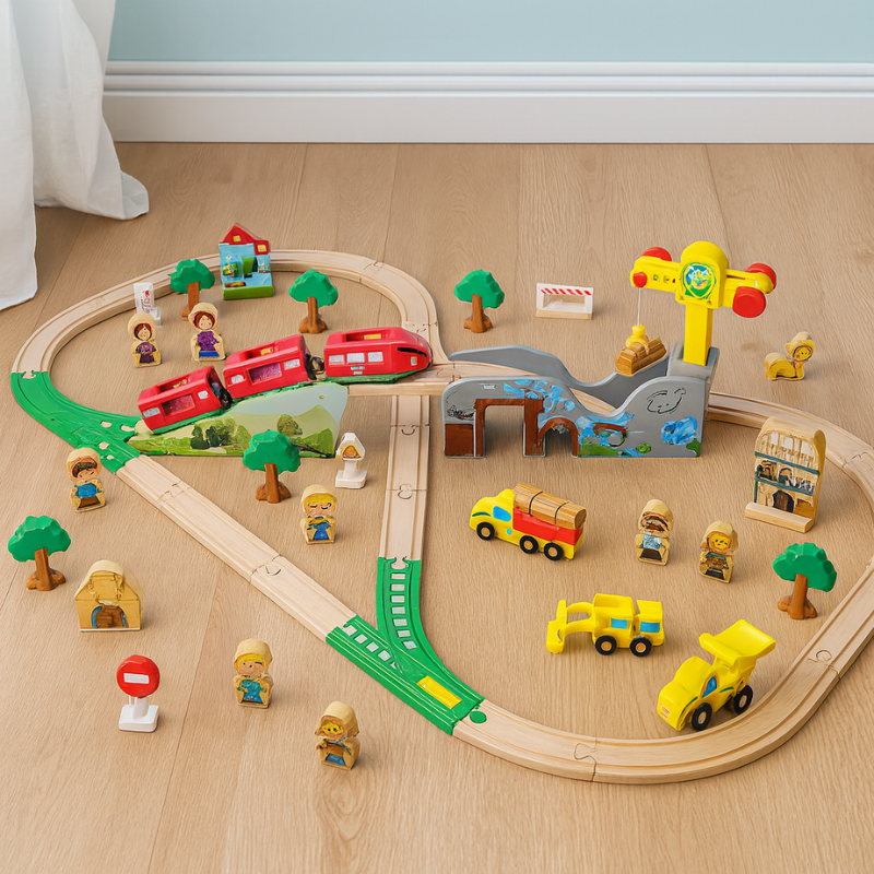 Treno giocattolo per bambini - Avventura e divertimento per l'apprendimento