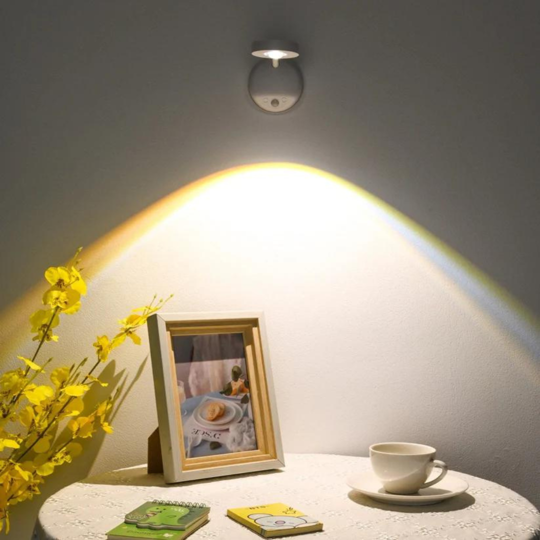 Praktyczna Lampa Ścienna – Czujnik Ruchu i Ładowanie USB 