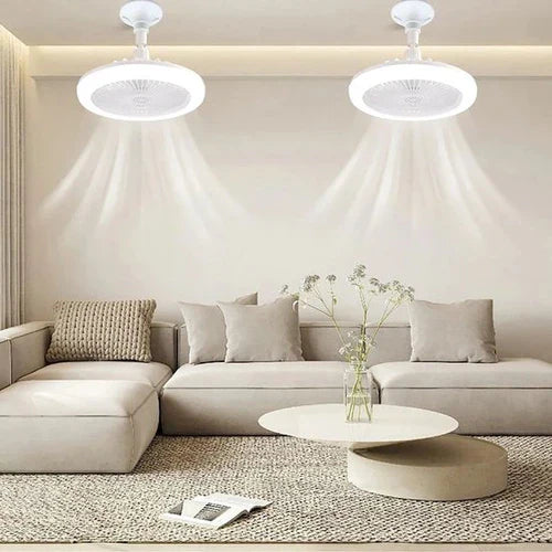 Multifunkčný stropný ventilátor – Obeh vzduchu a integrované osvetlenie 
