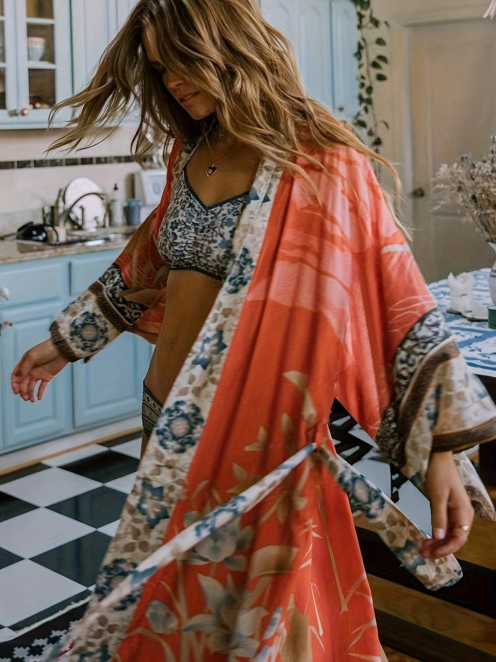 Leïla | Naisten Kimono – Boheemi Inspiraatio 