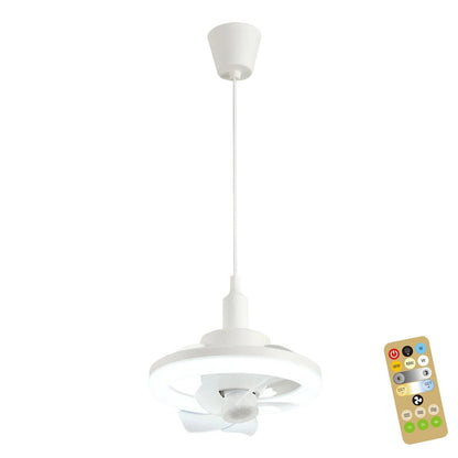 Ventilador LED rotativo para iluminação e frescor ótimos 