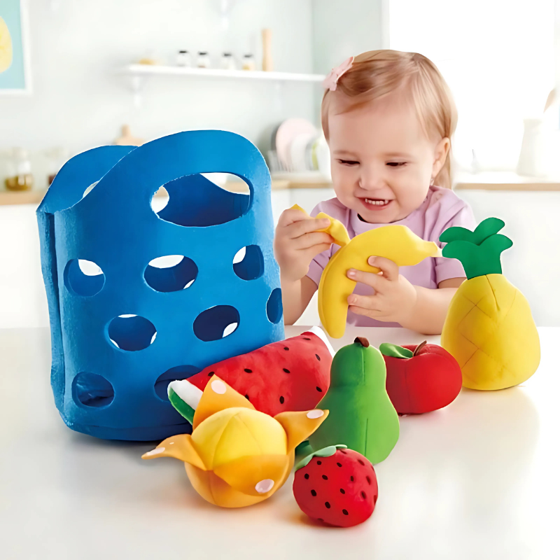 Cestino da mercato in feltro per bambini - Divertimento e scoperta quotidiani