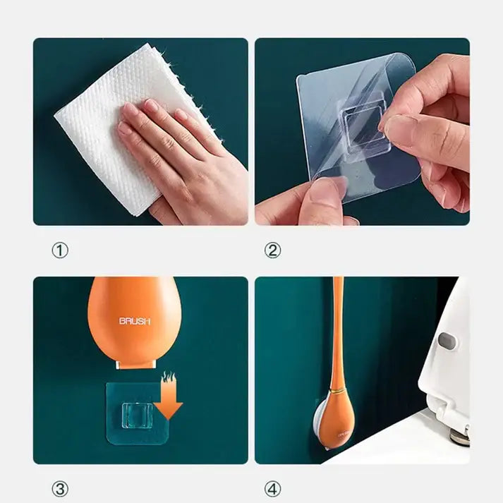 SmartBrush - Pincel WC de silicona elegante e higiénico