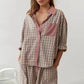 Charlotte | Pyjamas Bekväm Chic Med Ränder Och Rutor 