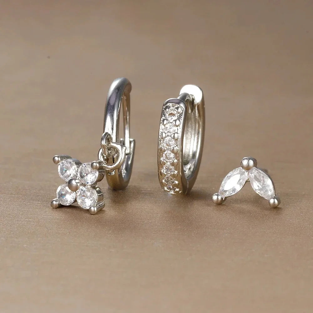 Súprava náušníc a piercings – Viacúčelovosť a jemný lesk 