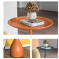 Rundt Sidebord – Metallstruktur og Stabil Base 