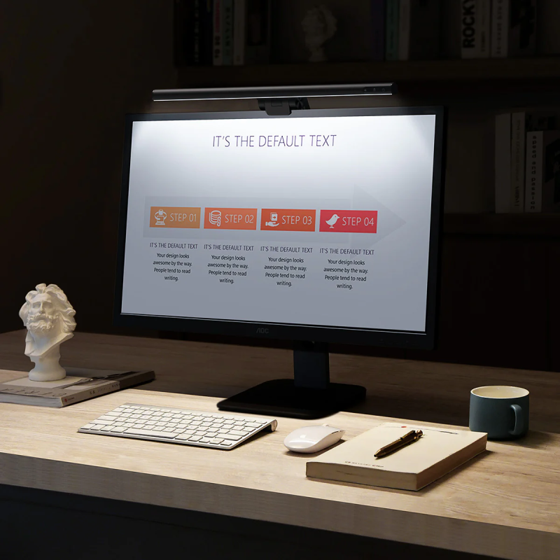 Bureau LED Lamp - Draadloze Verlichting Voor Scherm 