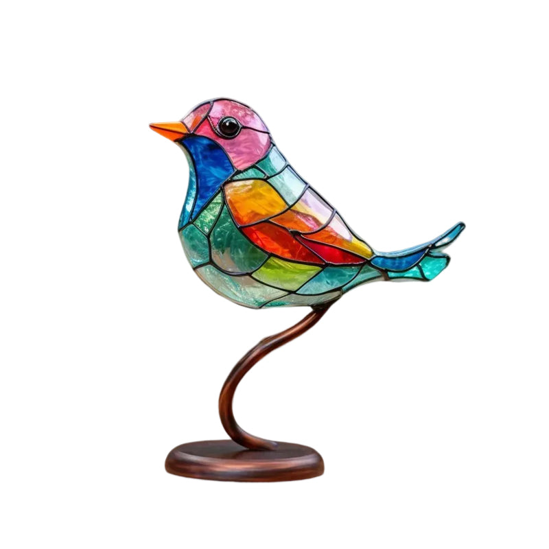 Decorative Ornament – Birds Perched on a Branch 