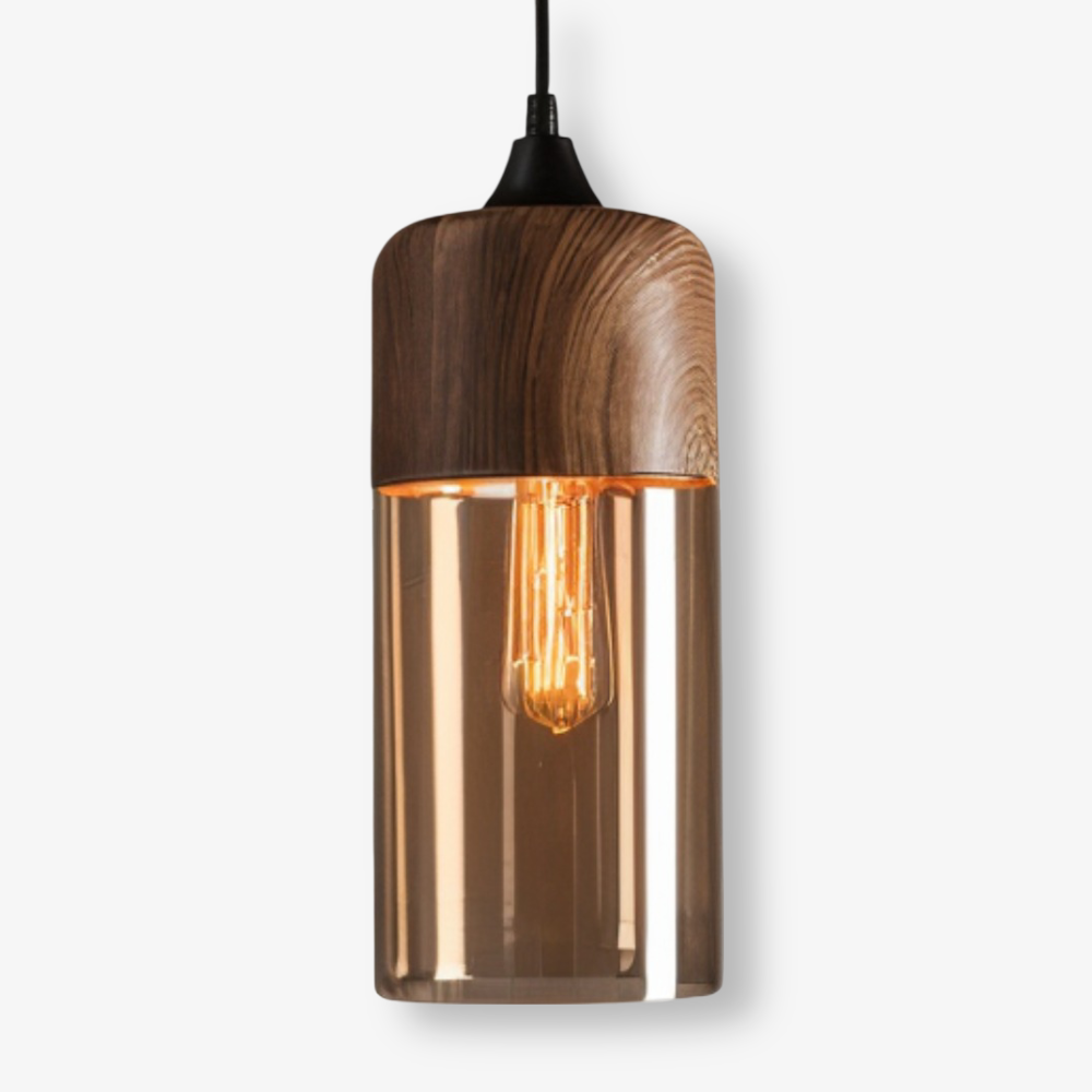 Suspension Loft En Verre Rétro — Luminaire Tendance & Atmosphère Unique