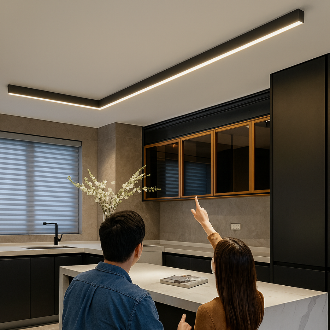Minimalista LED mennyezeti lámpa - Skandináv design 