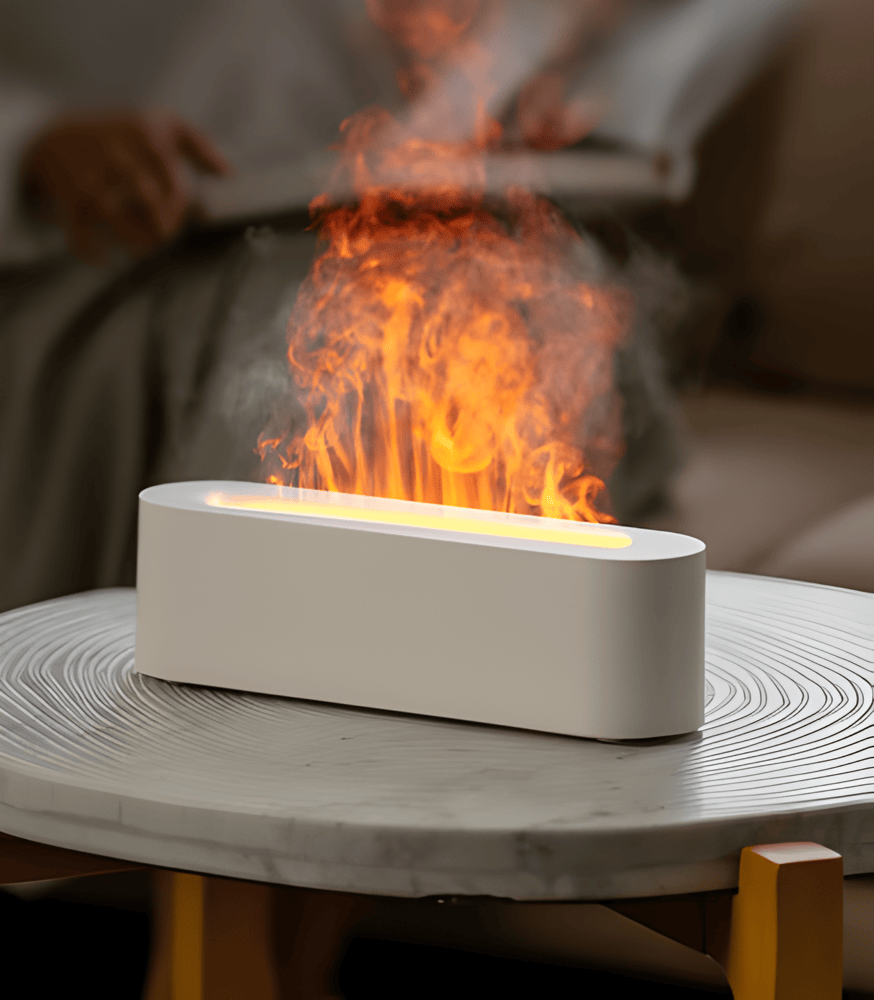 Dyfuzor aromatów USB z wielokolorowym oświetleniem LED - relaksująca atmosfera i lekka mgiełka