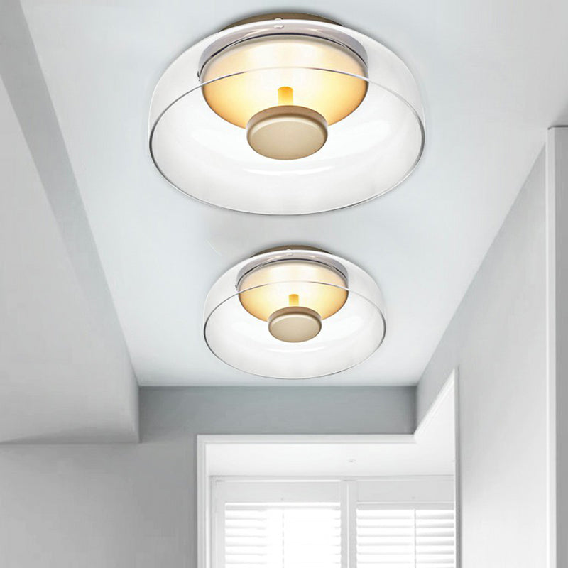 Plafoniera a LED in Vetro – Illuminazione Elegante e Moderna 