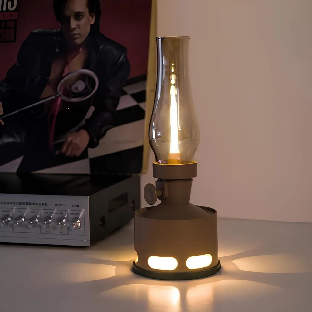 فانوس LED بأسلوب ريترو – إضاءة زخرفية أنيقة 