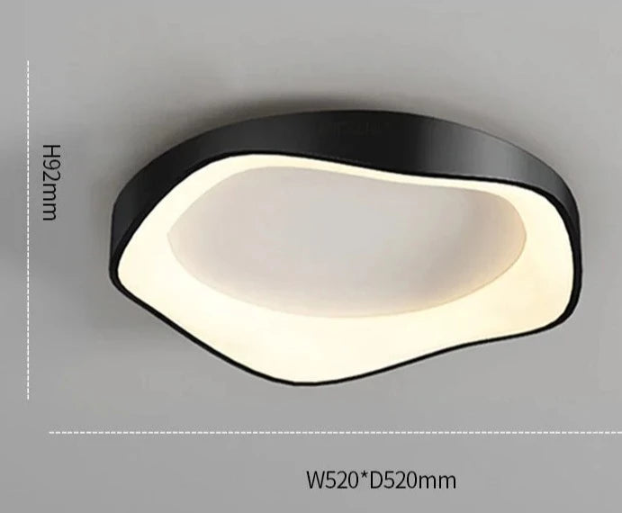 Asymetrické LED stropné svietidlo – Trend a elegancia 