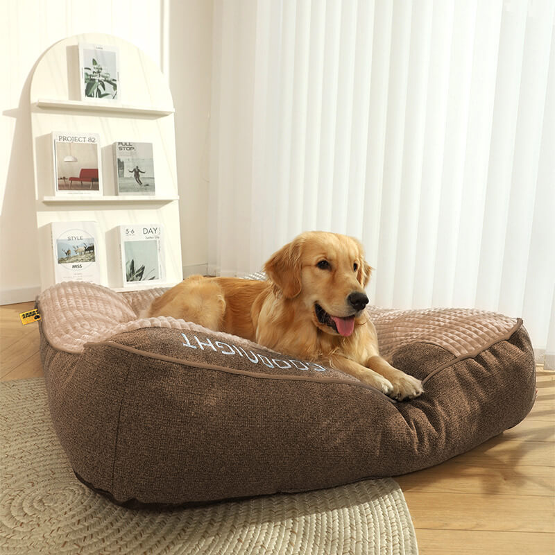 Cojín Para Perro Resistente A Los Arañazos Con Protección Dorsal – Confort Y Durabilidad 