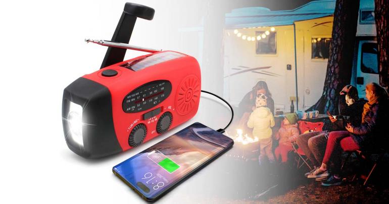 Solcelledrevet powerbank-nødradio - total sikkerhed og autonomi